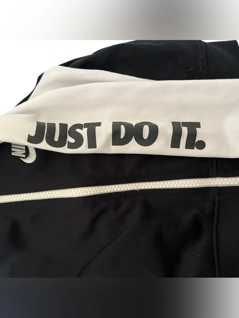 Nike Black & White Track Jacket with Swoosh Detailing 18-24months toddler